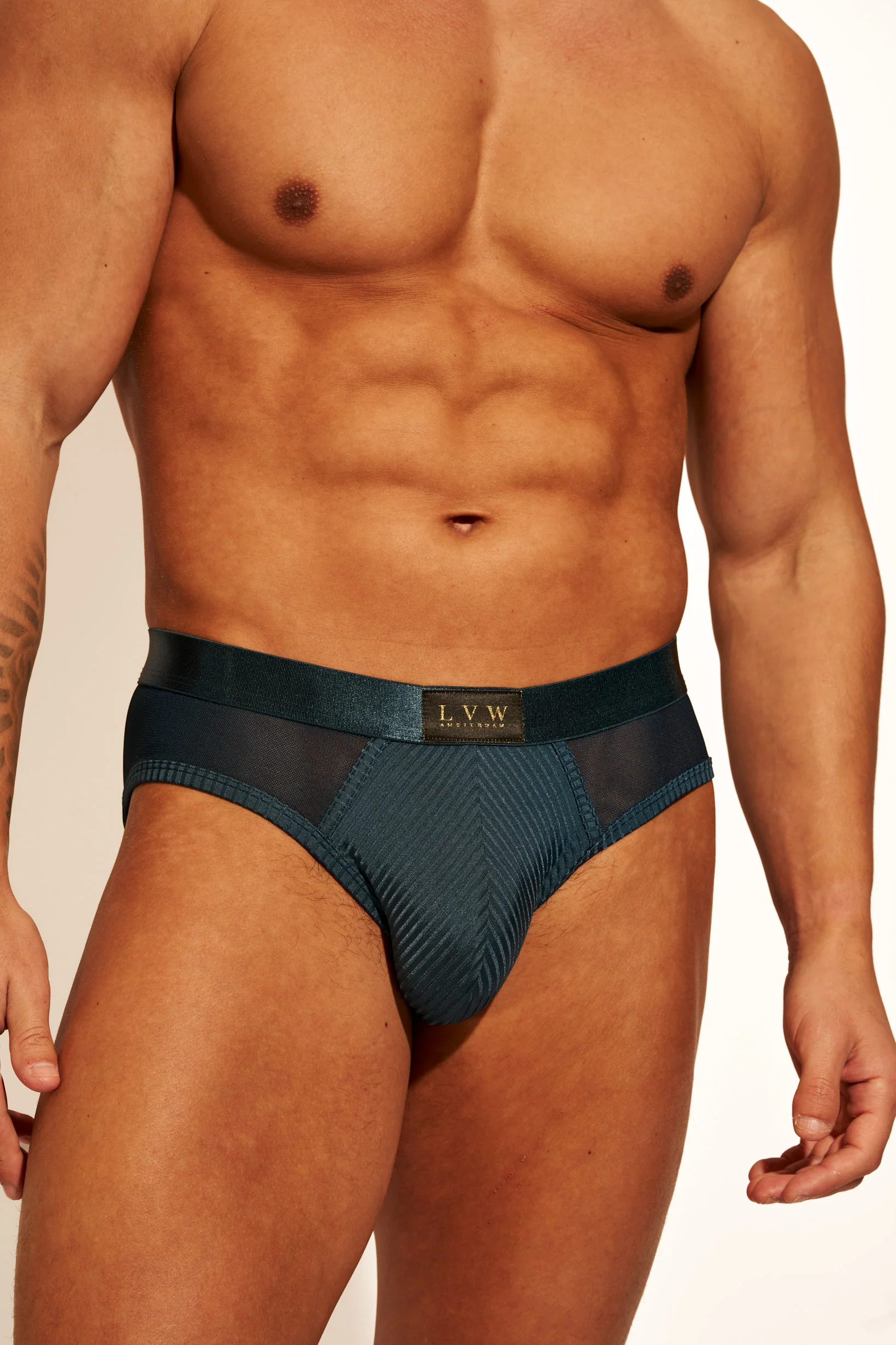 ALLURING MESH BRIEF - FRENCH NAVY - Image 10