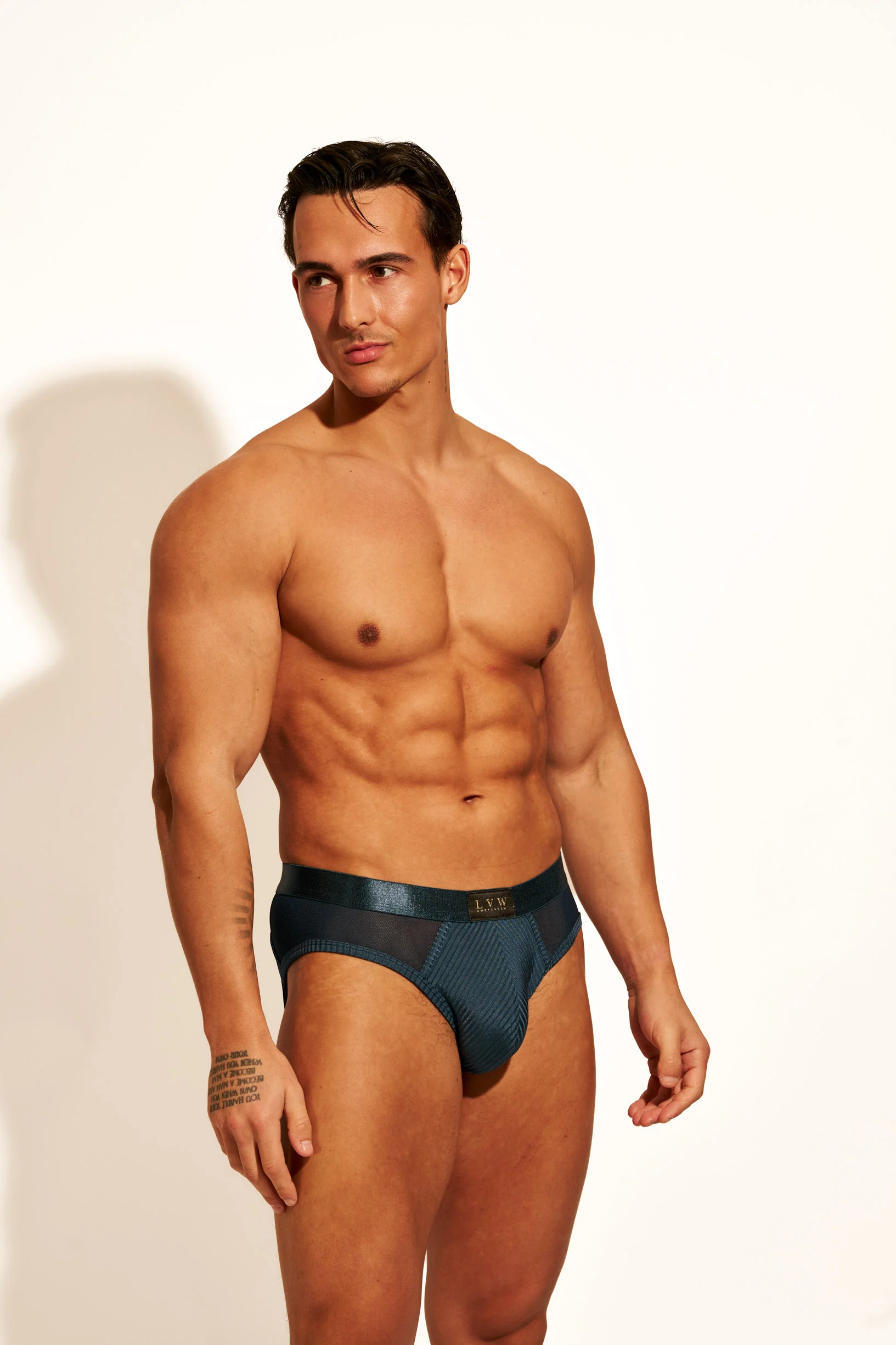 ALLURING MESH BRIEF - FRENCH NAVY - Image 9