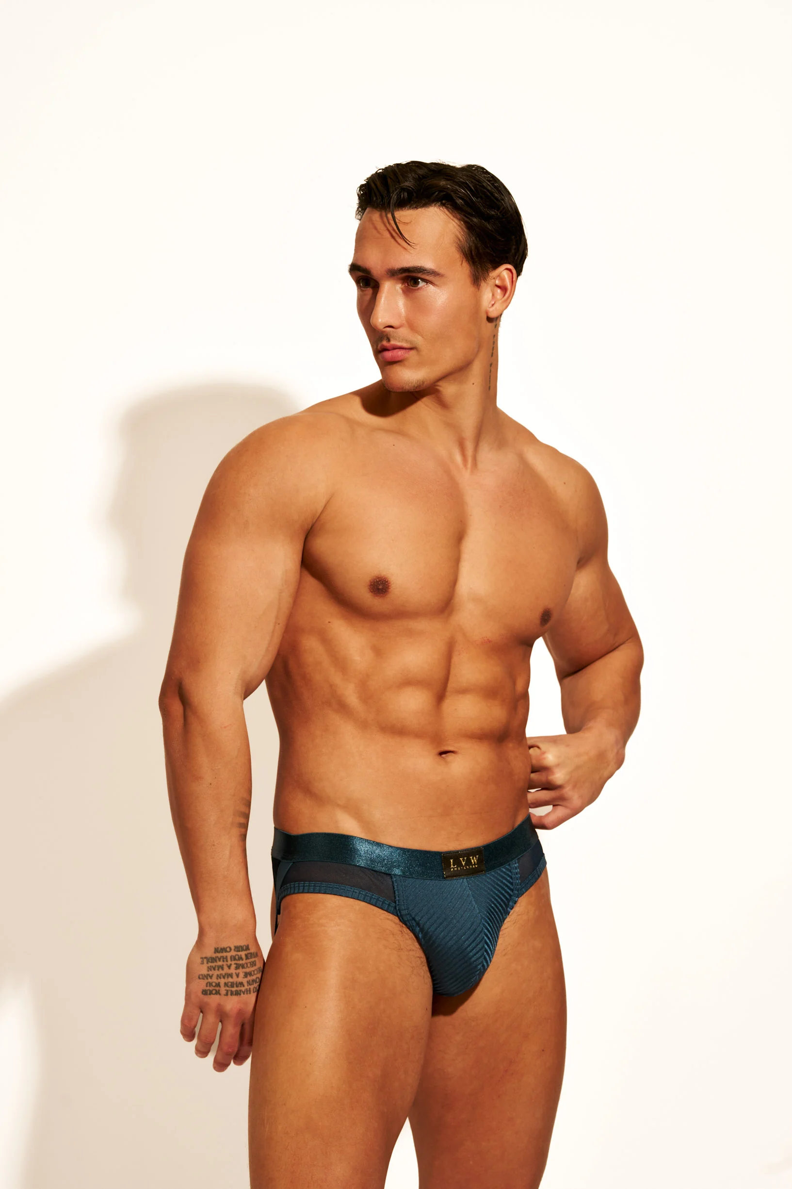 ALLURING MESH BRIEF - FRENCH NAVY - Image 6