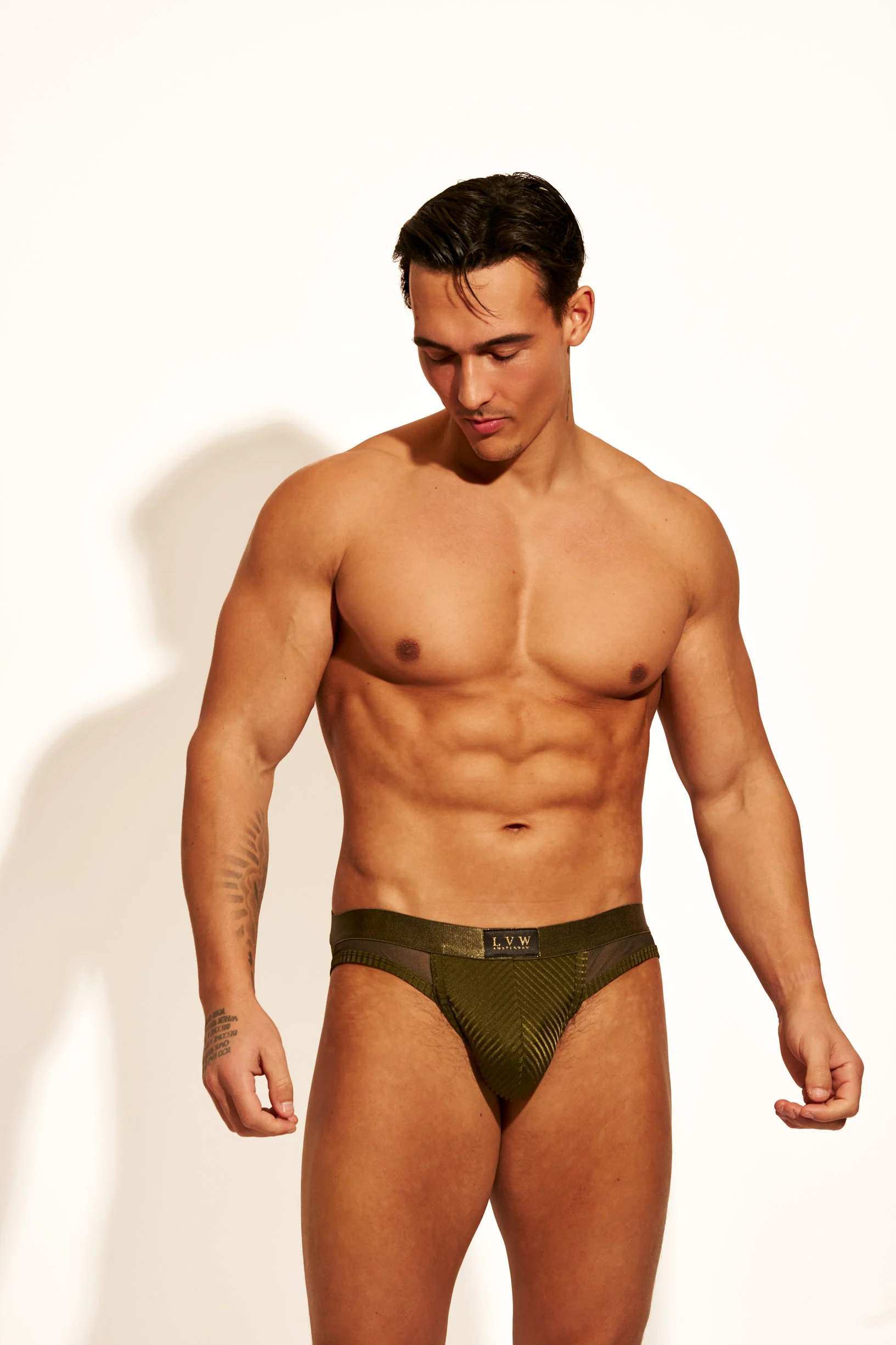 ALLURING MESH JOCKSTRAP - OLIVE - Image 5