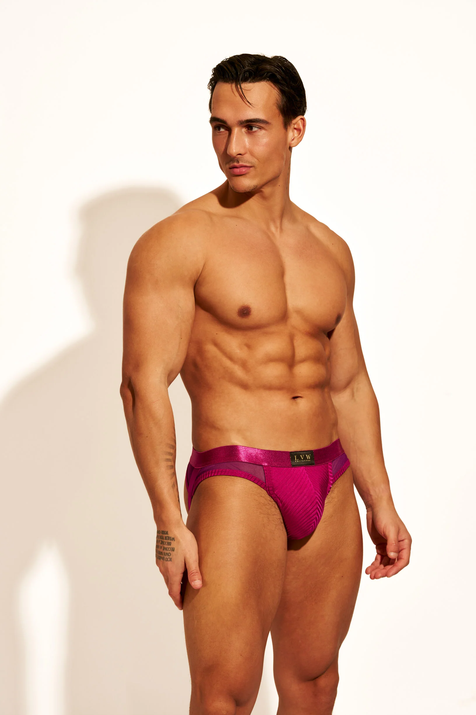 ALLURING MESH JOCKSTRAP - ROSE VIOLET - Image 3