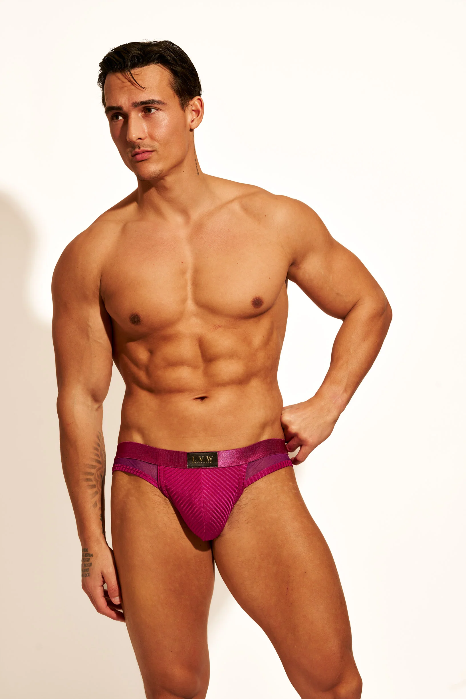 ALLURING MESH JOCKSTRAP - ROSE VIOLET - Image 5