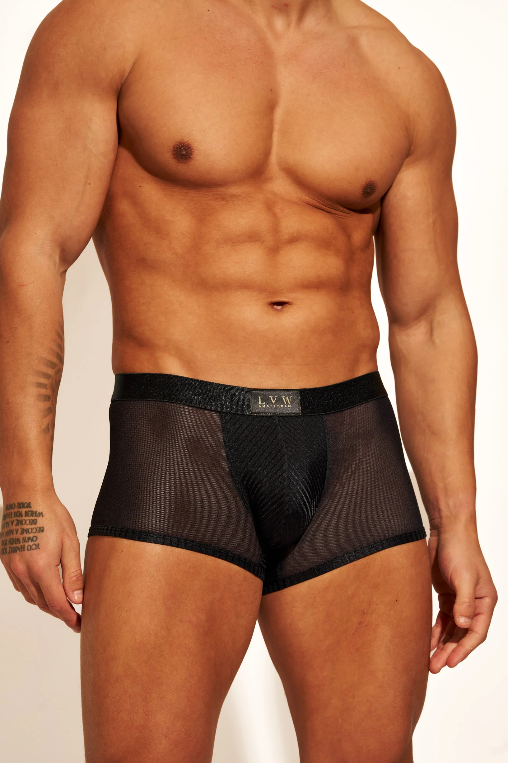 ALLURING MESH TRUNK - BLACK - Image 4