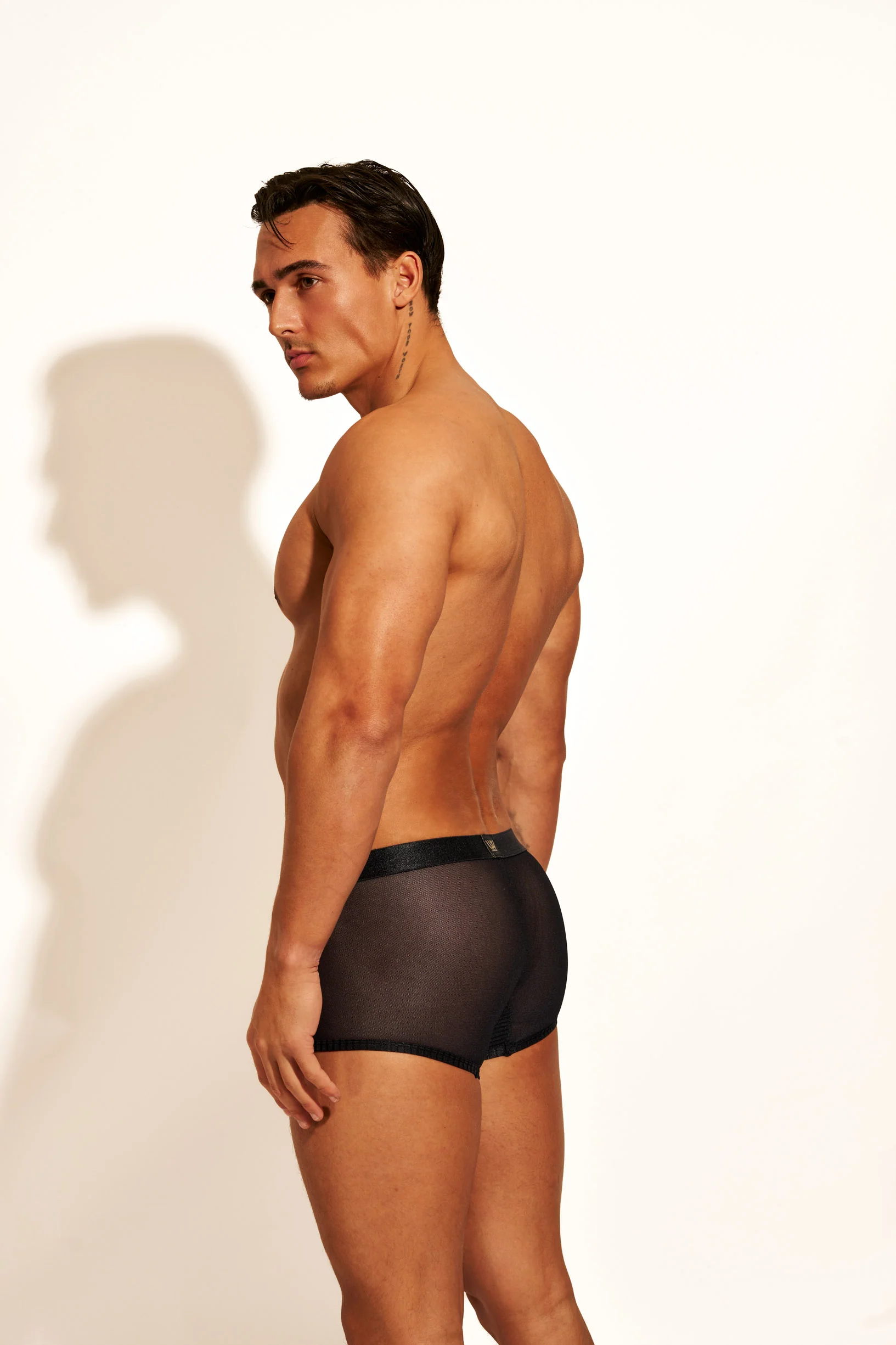 ALLURING MESH TRUNK - BLACK - Image 7