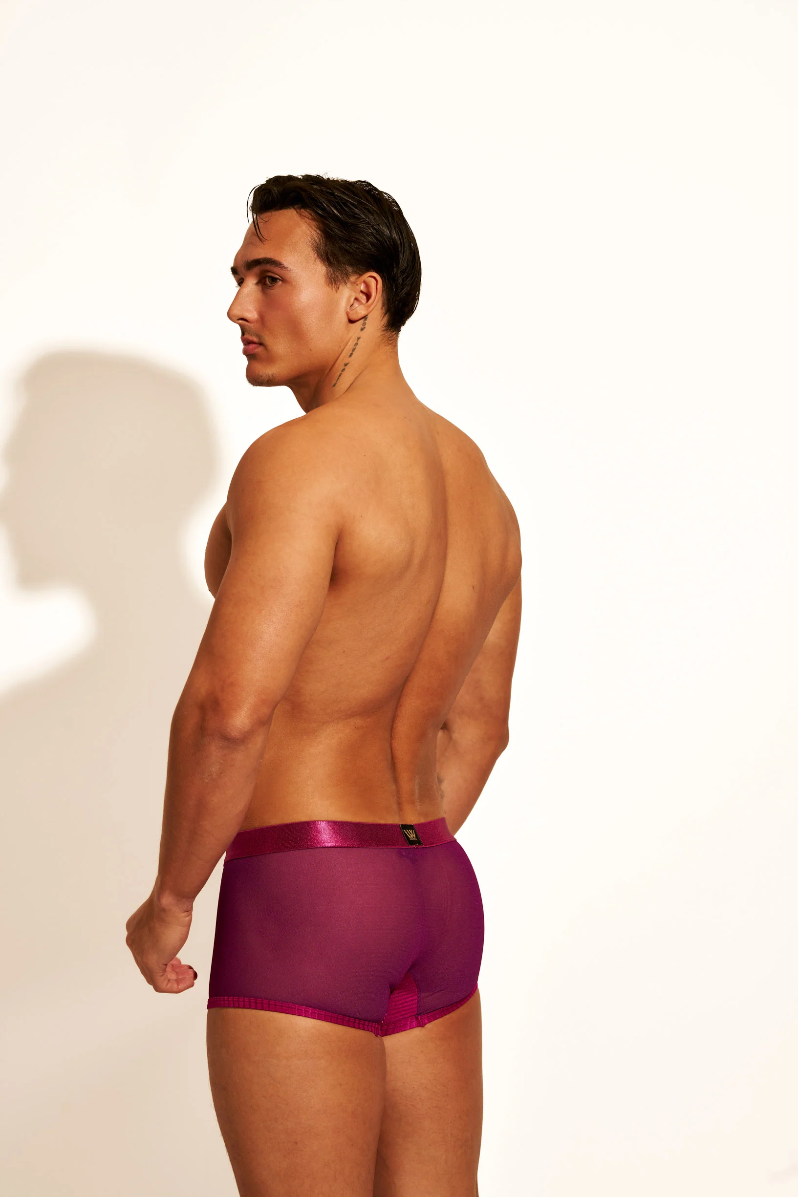 ALLURING MESH TRUNK - ROSE VIOLET - Image 4