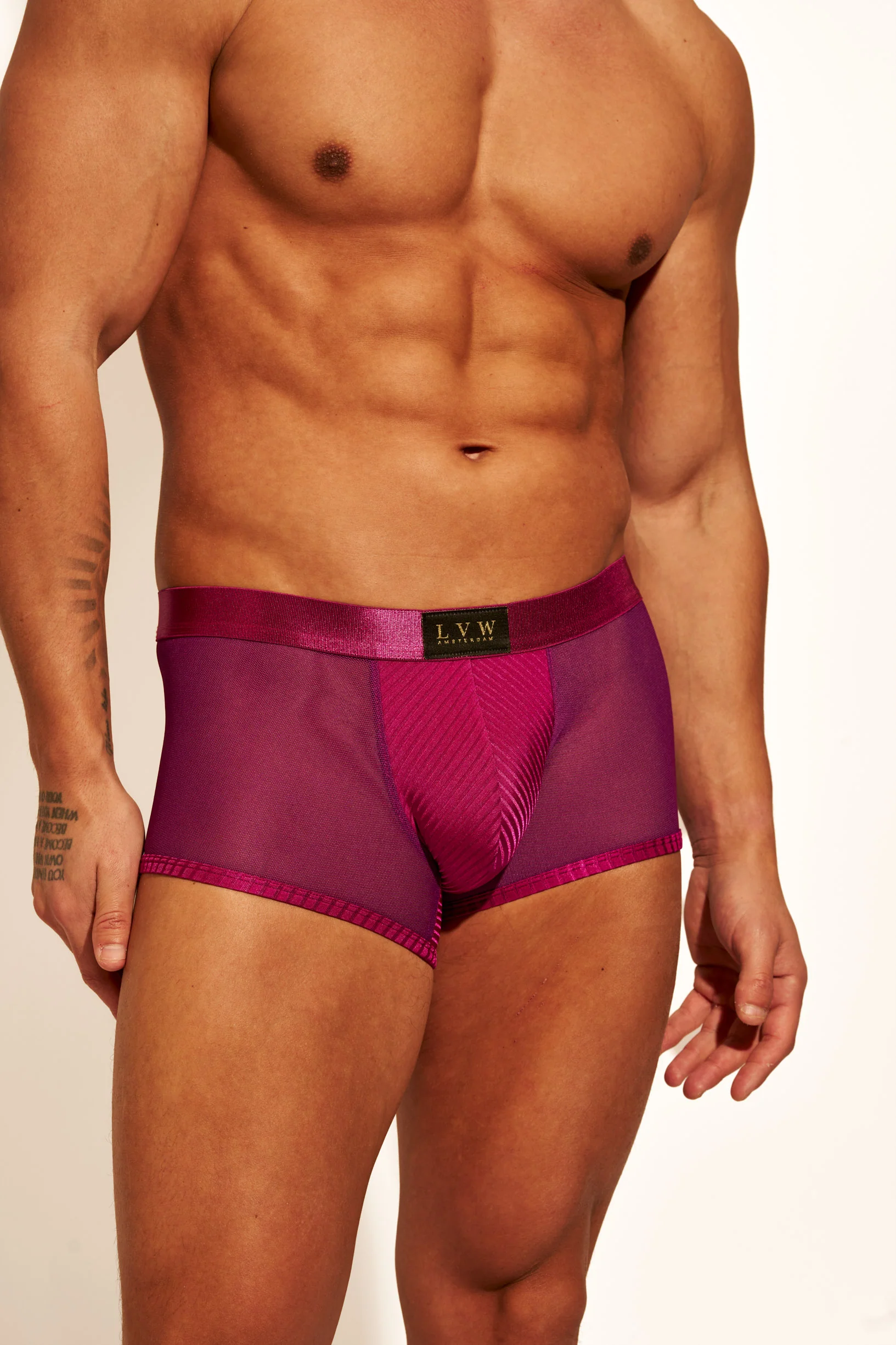 ALLURING MESH TRUNK - ROSE VIOLET - Image 7