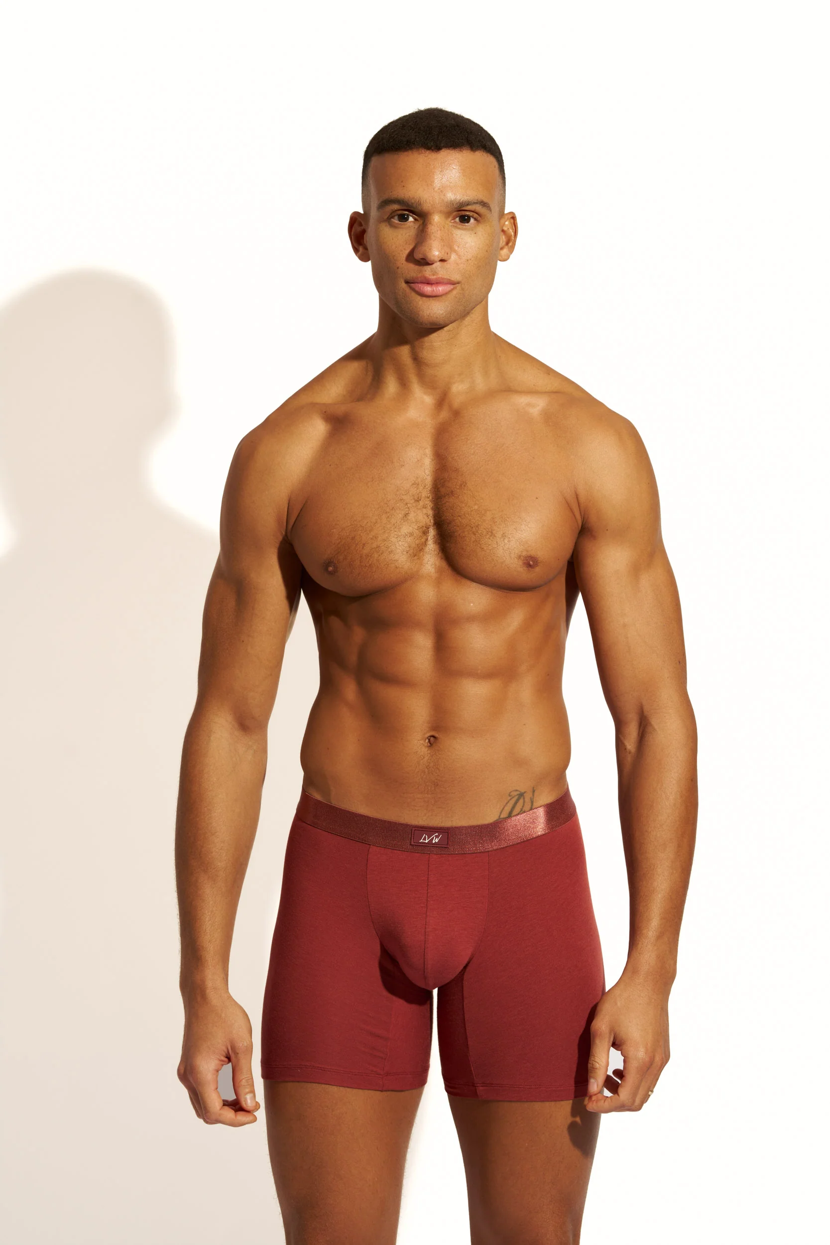 MINIMALISTIC SILK BOXER BRIEF LONG - BRANDY SNIFTER - Image 3