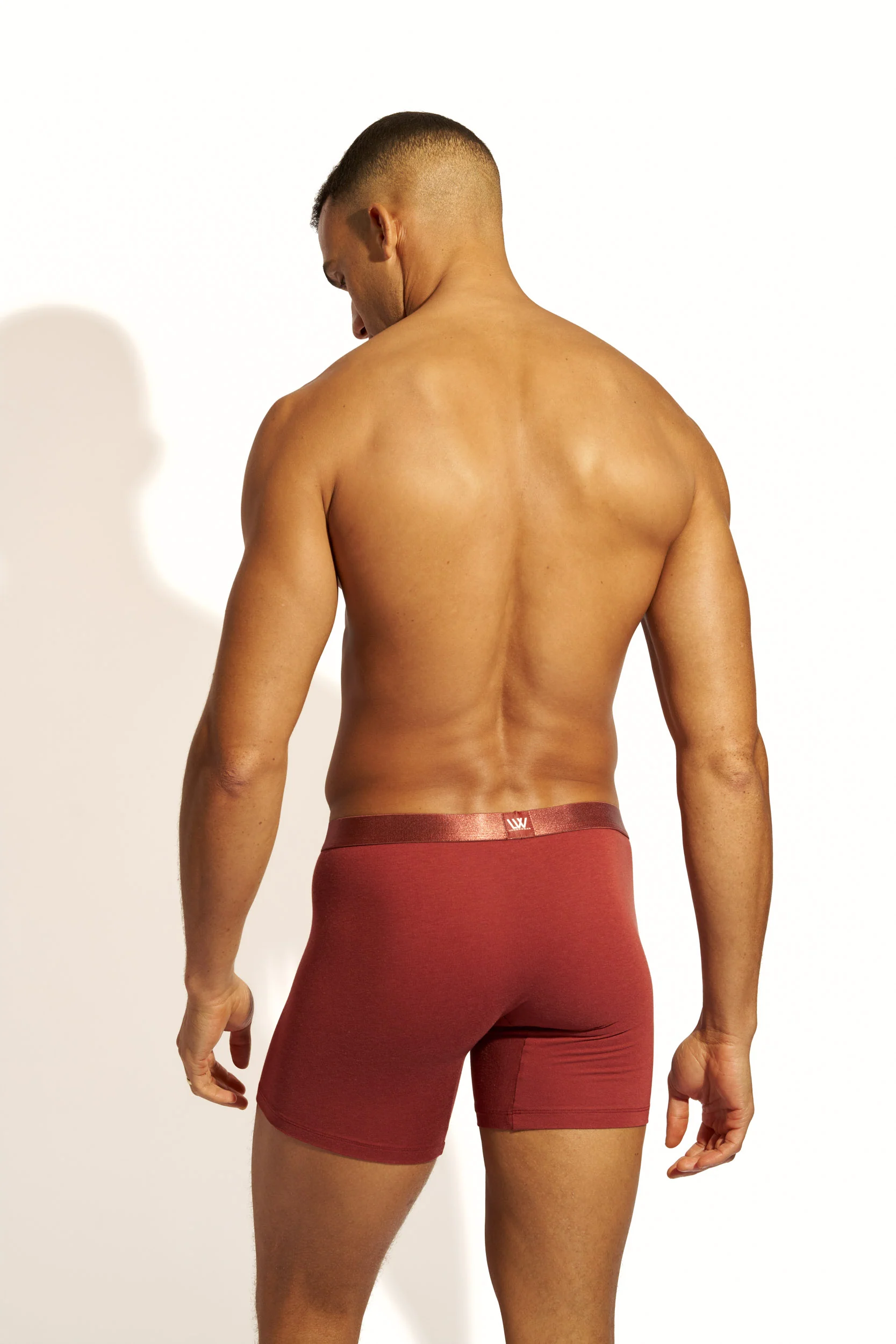 MINIMALISTIC SILK BOXER BRIEF LONG - BRANDY SNIFTER - Image 7