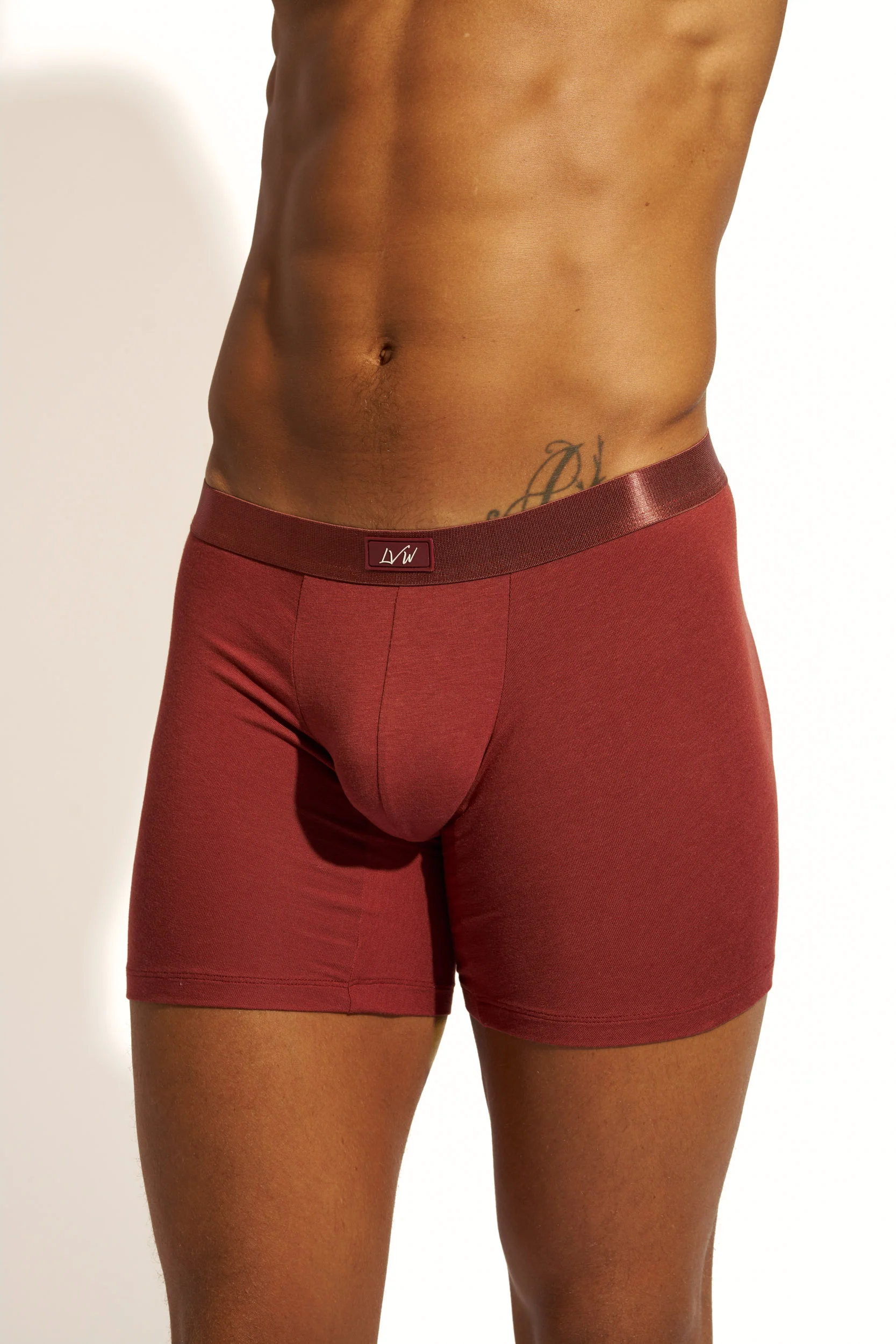 MINIMALISTIC SILK BOXER BRIEF LONG - BRANDY SNIFTER - Image 8